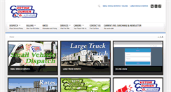Desktop Screenshot of customcourier.com